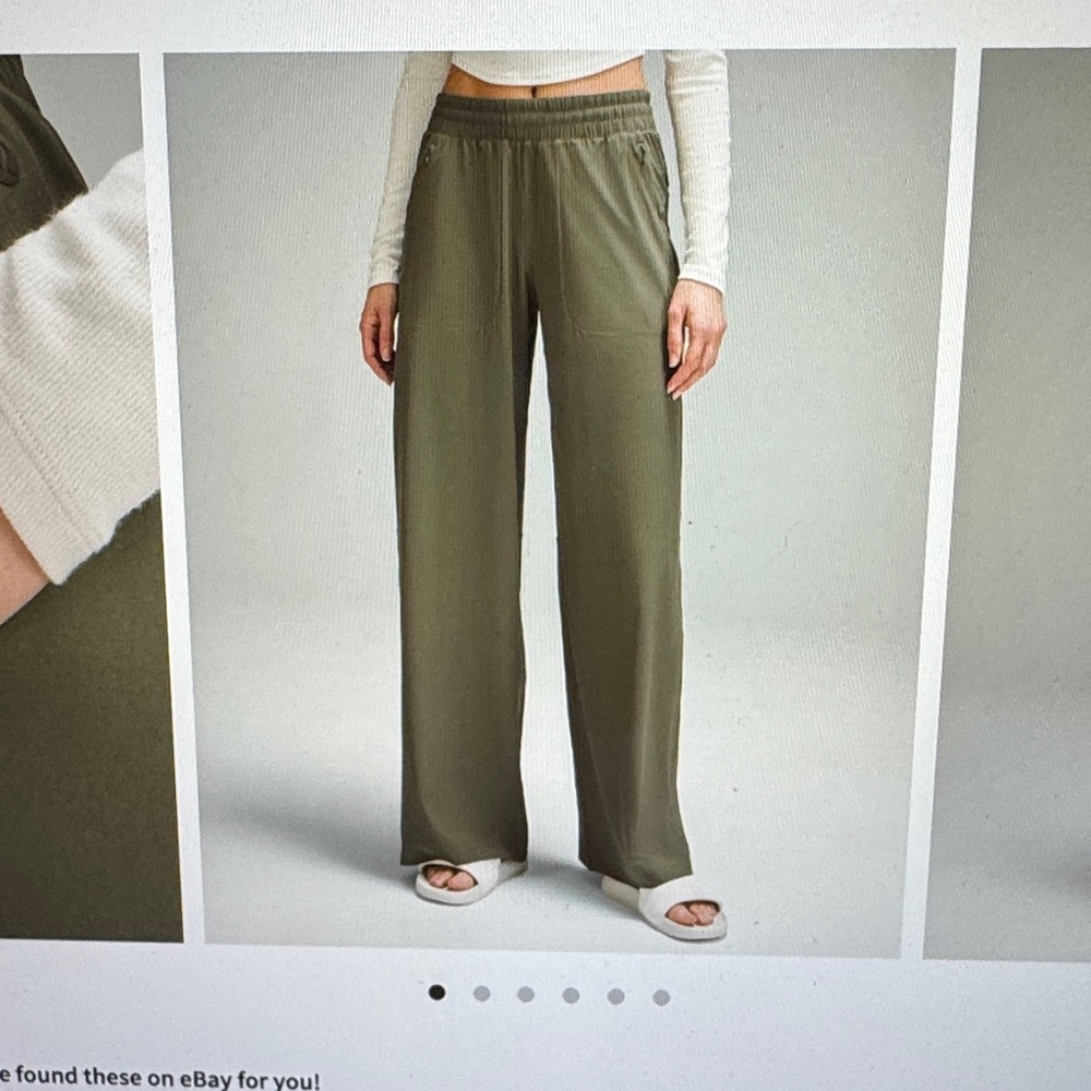 Lululemon Swift mid rise wide leg pant